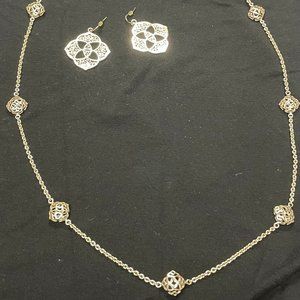 Kendra Scott Necklace and Earrings Set